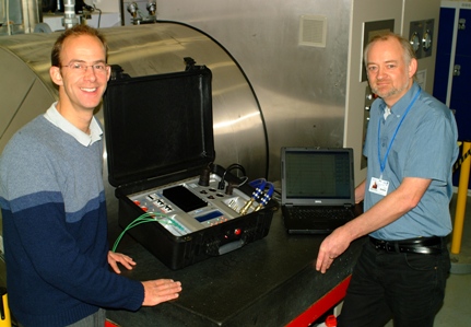 Paul Rogger with training manager