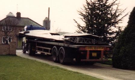 Heinkel 111 Wings being transported